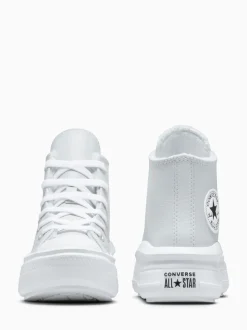 Converse Blue Chuck Taylor Kids Move Fleece Lining Trainers