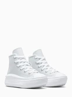 Converse Blue Chuck Taylor Kids Move Fleece Lining Trainers