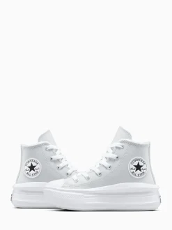 Converse Blue Chuck Taylor Kids Move Fleece Lining Trainers