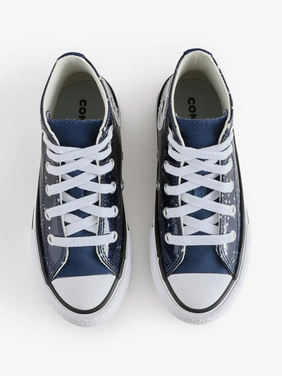 Converse Blue Eva Lift High Top Junior Trainers