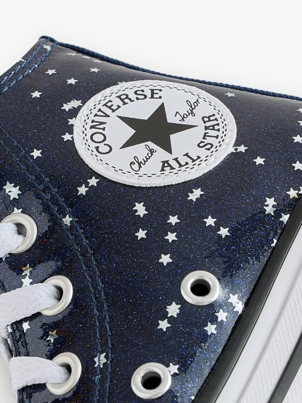 Converse Blue Eva Lift High Top Junior Trainers