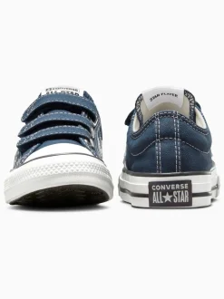Converse Blue Junior Star Player 76 3V Easy On Trainers