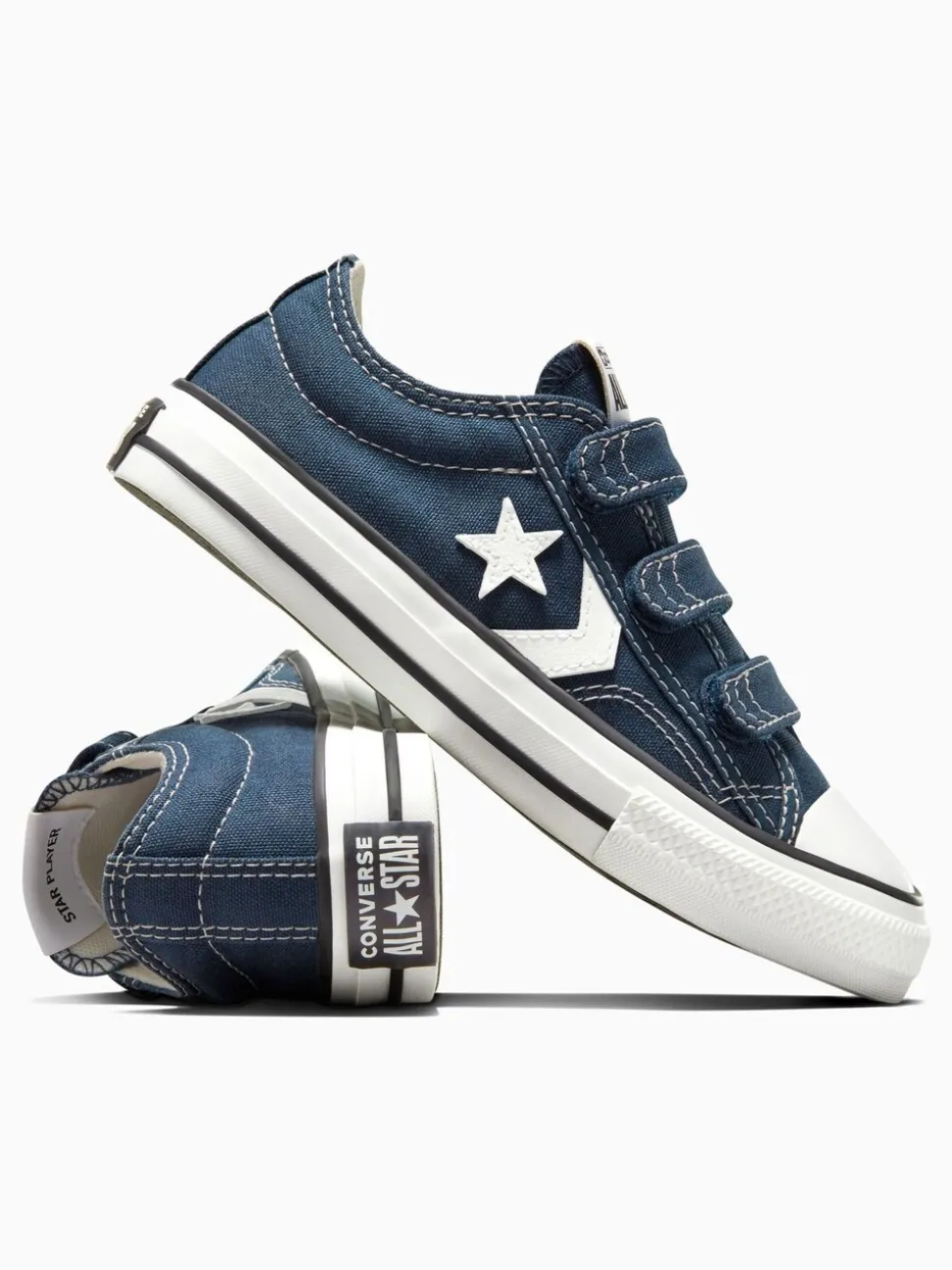 Converse Blue Junior Star Player 76 3V Easy On Trainers