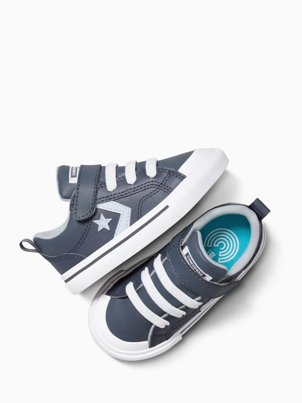 Converse Blue Pro Blaze Toddler Easy On Trainers