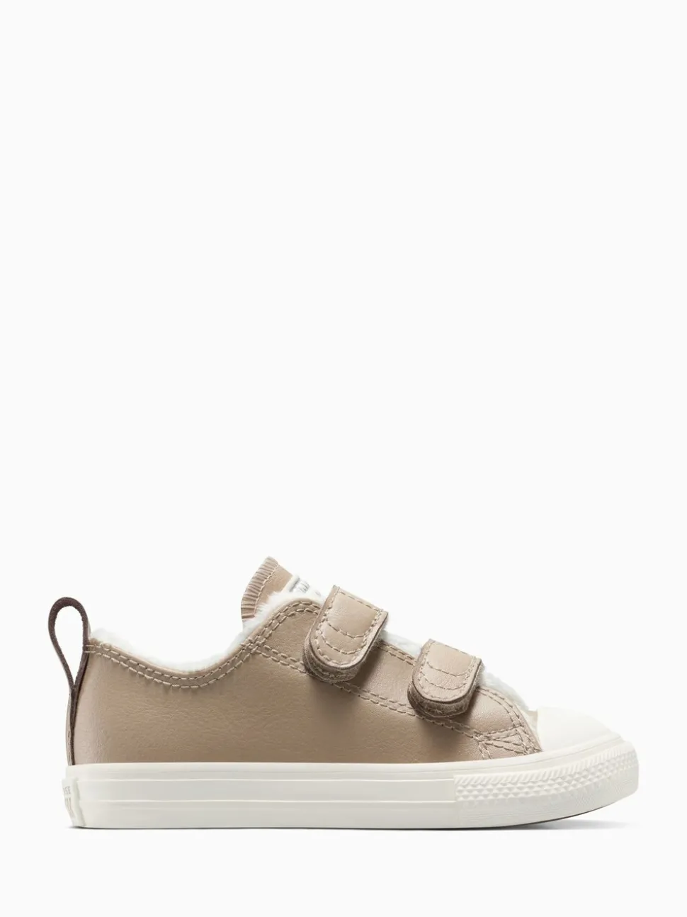Converse Brown Chuck Taylor Toddler Fleece Lining 2V Trainers