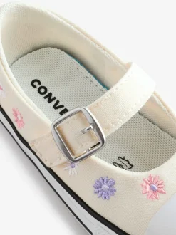 Converse Cream Infant Chuck Taylor Dainty Mary Jane Shoes