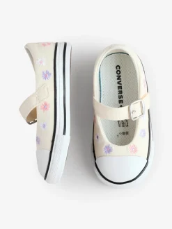 Converse Cream Infant Chuck Taylor Dainty Mary Jane Shoes