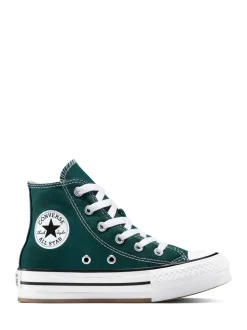 Converse Green Chuck Taylor Kids Lift Trainers