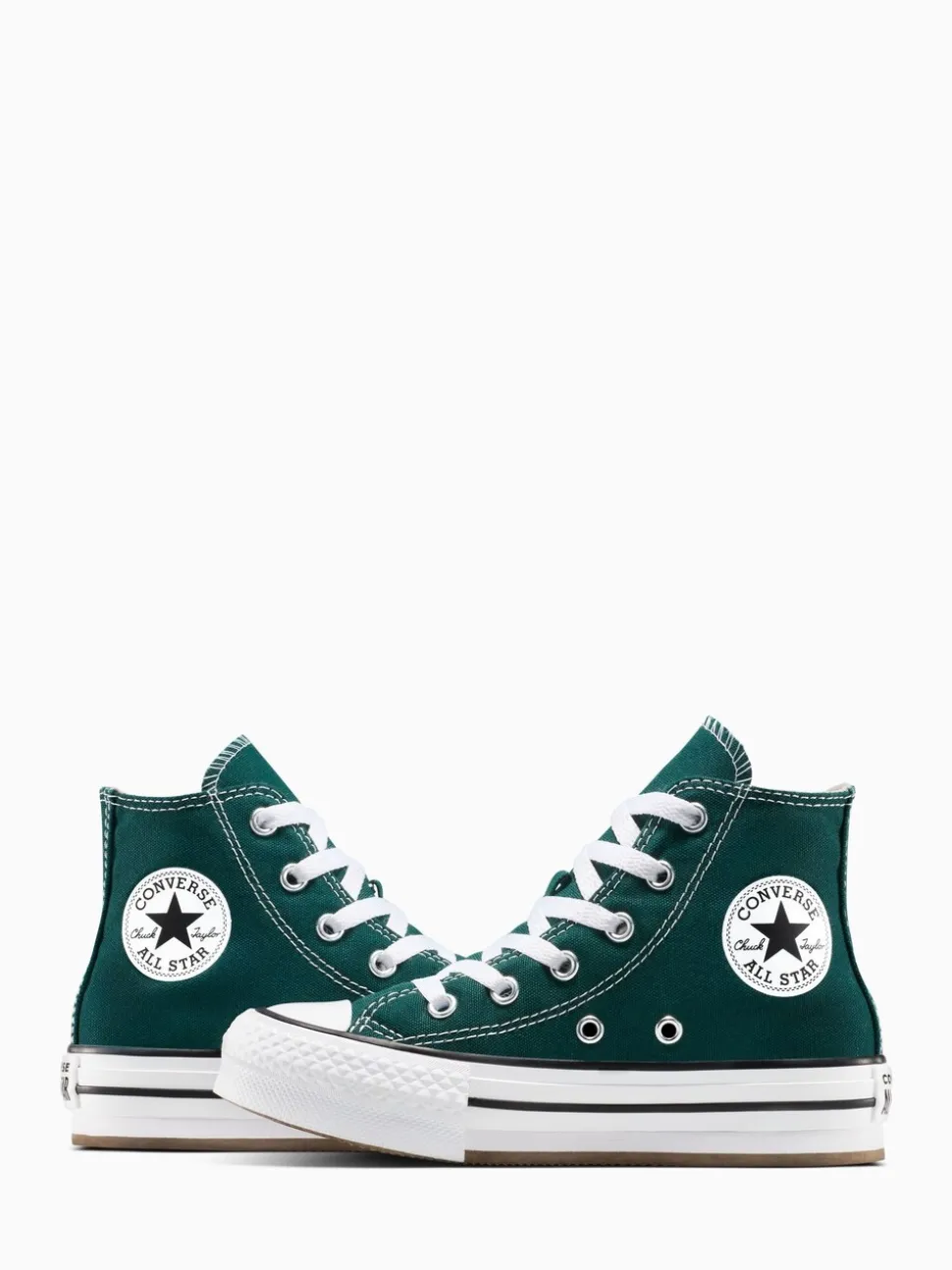 Converse Green Chuck Taylor Kids Lift Trainers