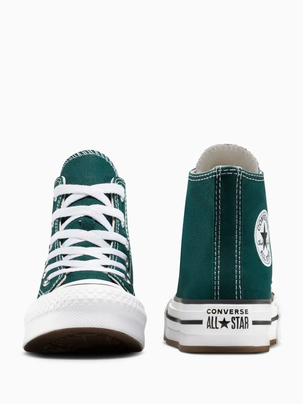 Converse Green Chuck Taylor Kids Lift Trainers