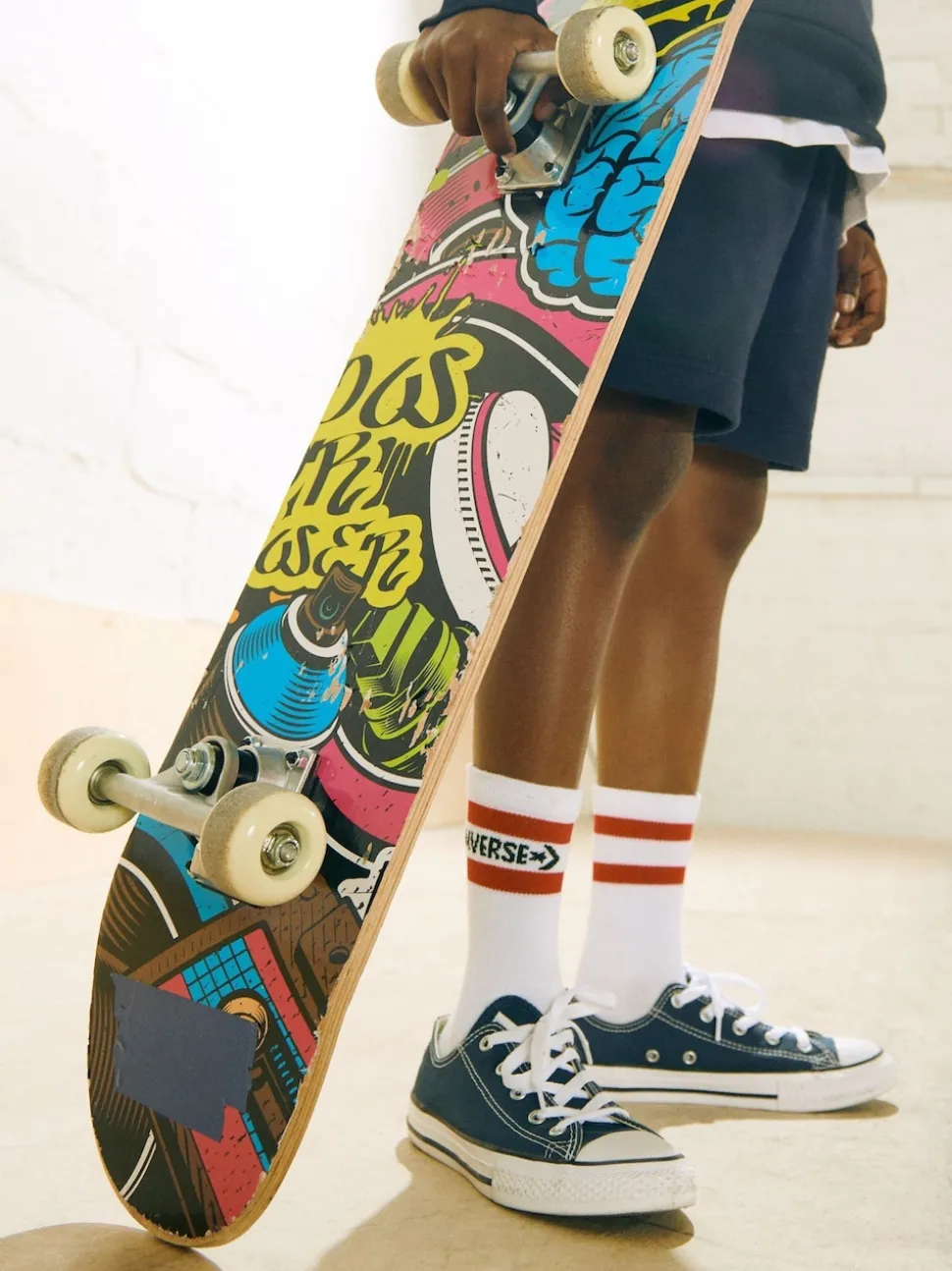 Converse Navy Blue Chuck Taylor All Star Ox Junior Trainers