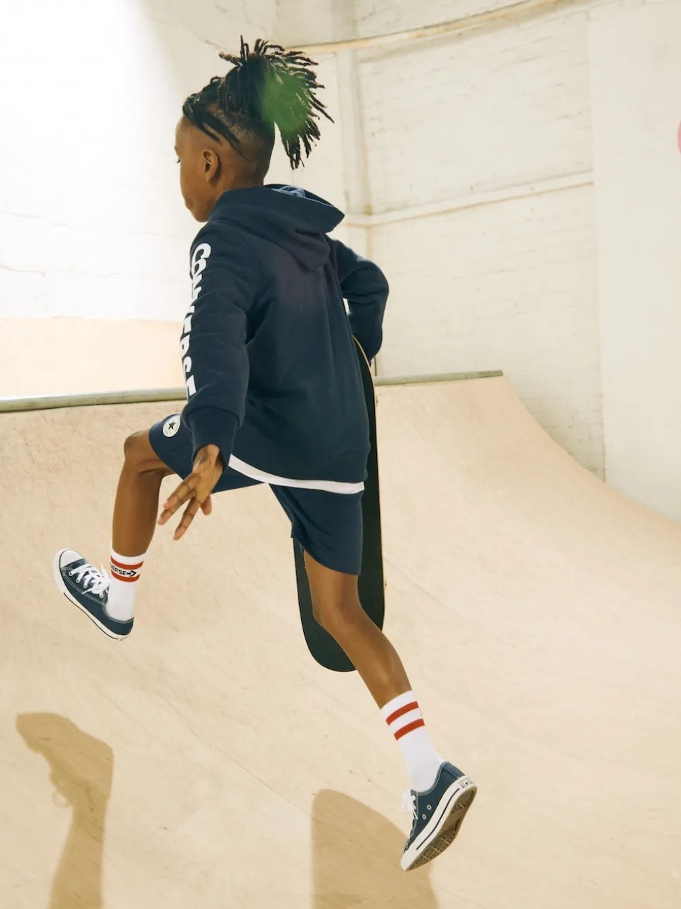 Converse Navy Blue Chuck Taylor All Star Ox Junior Trainers