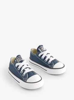 Converse Navy Chuck Taylor All Star Infant Low Trainers