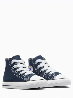 Converse Navy Chuck Taylor All Star High Infant Trainers