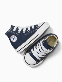 Converse Navy Chuck Taylor All Star High Infant Trainers