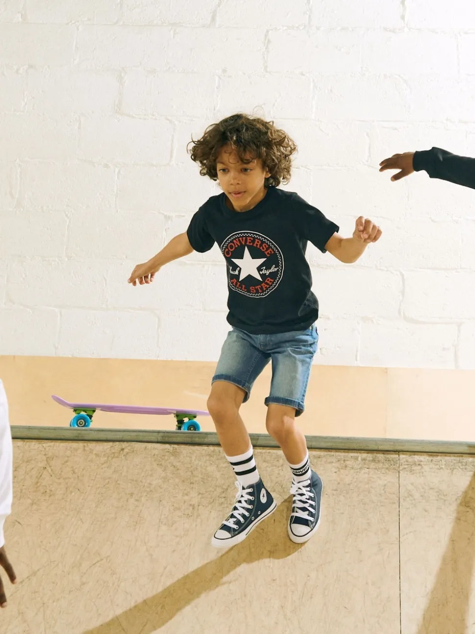 Converse Navy Chuck Taylor All Star High Infant Trainers