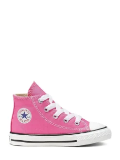 Converse Pink Chuck Taylor All Star High Infant Trainers