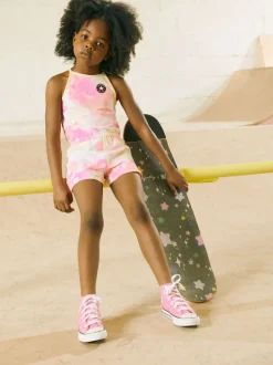 Converse Pink Chuck Taylor All Star High Infant Trainers