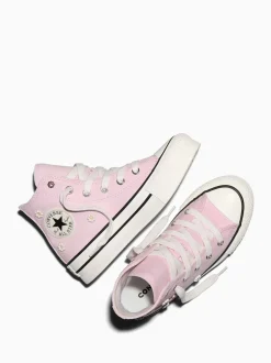 Converse Pink Chuck Taylor EVA Lift Beads Trainers