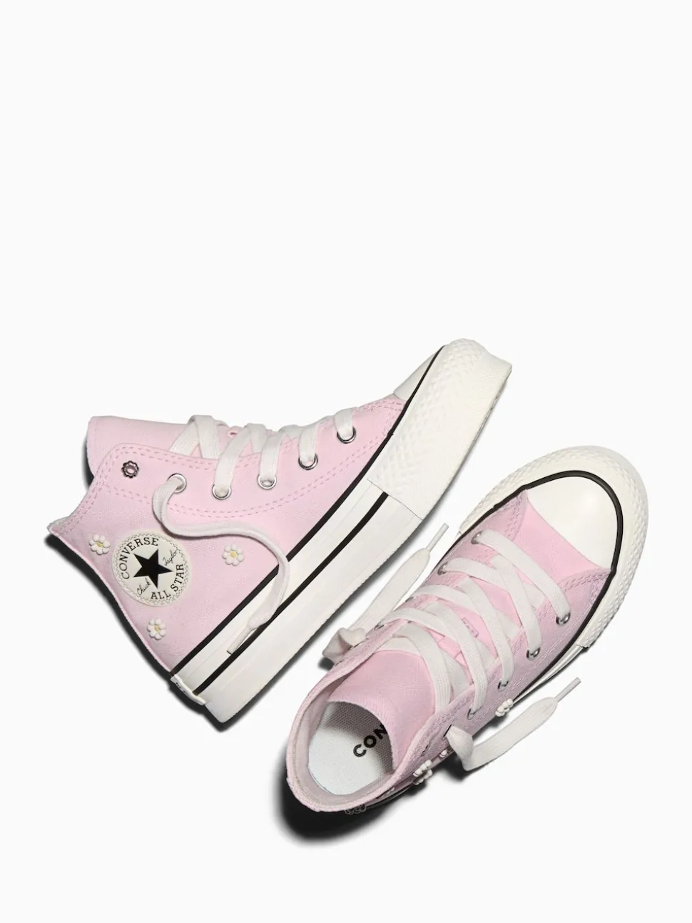 Converse Pink Chuck Taylor EVA Lift Beads Trainers