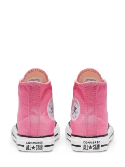Converse Pink Chuck Taylor High Top Junior Trainers