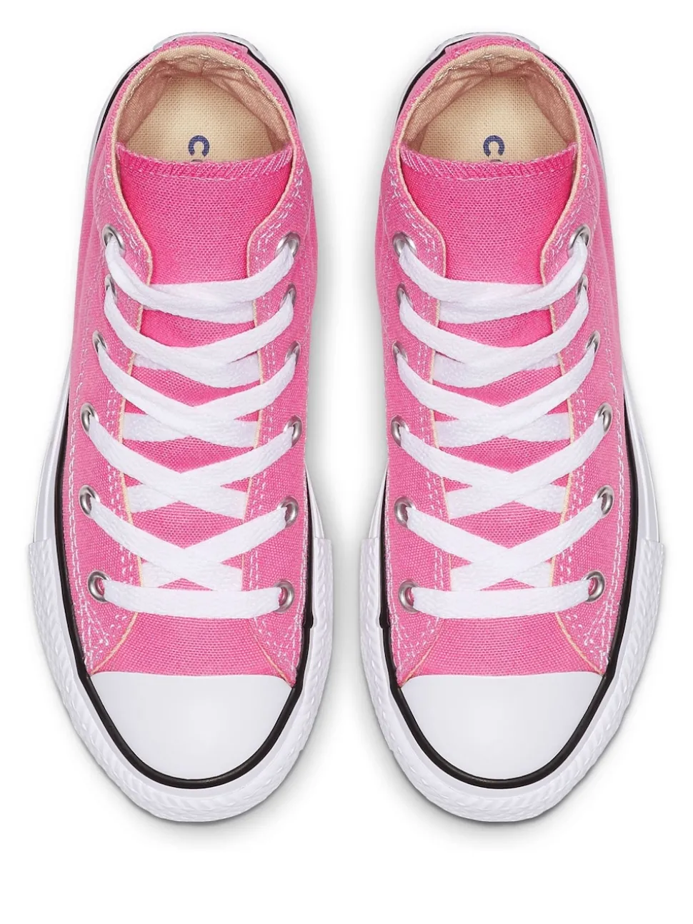 Converse Pink Chuck Taylor High Top Junior Trainers