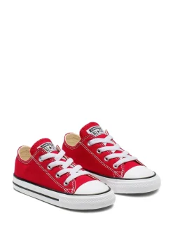 Converse Red Chuck Taylor All Star Infant Low Trainers