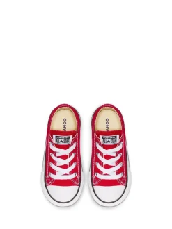 Converse Red Chuck Taylor All Star Infant Low Trainers