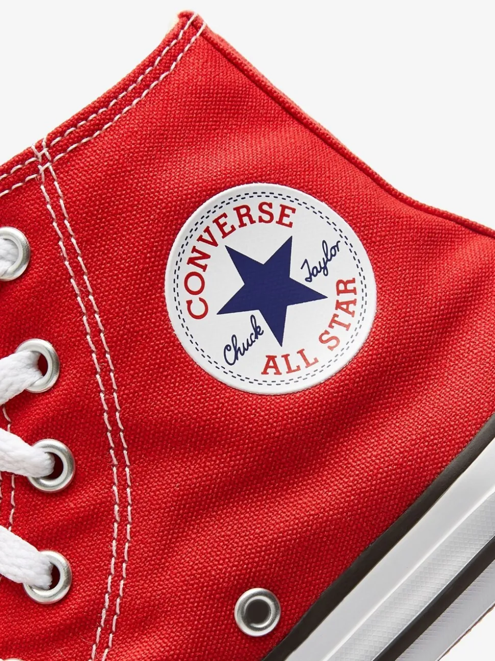 Converse Red Chuck Taylor High Top Junior Trainers