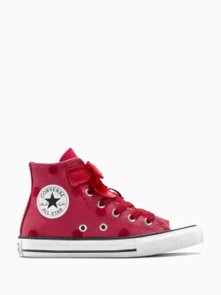 Converse Red Chuck Taylor Kids Bow High Trainers