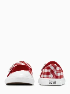 Converse Red Chuck Taylor Toddler Dainty Mary Jane Trainers