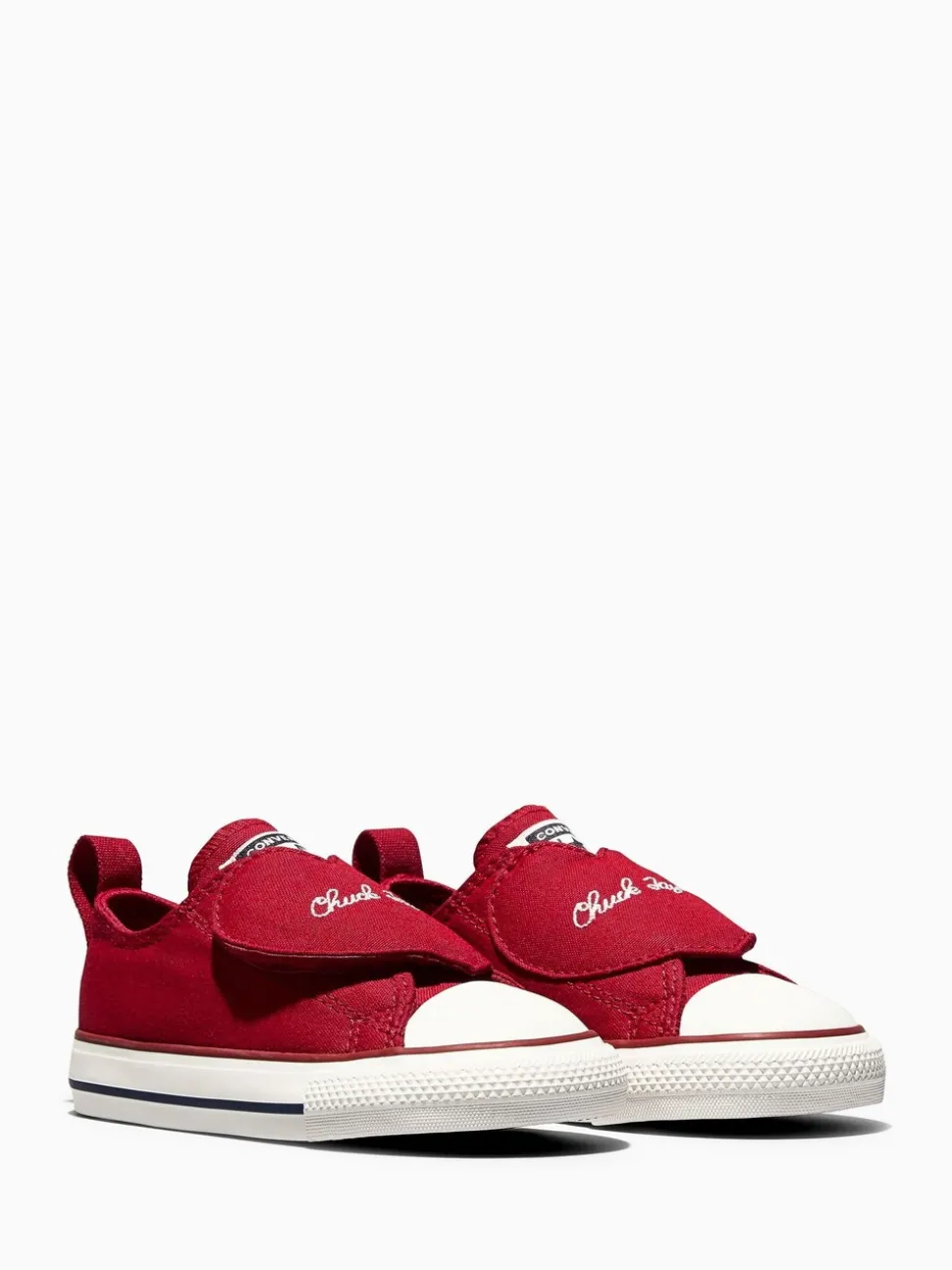 Converse Red Chuck Taylor Toddler Heart 1V Trainers