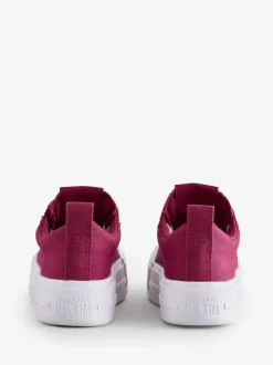 Converse Red Junior Chuck Taylor Cruise Ox Trainers