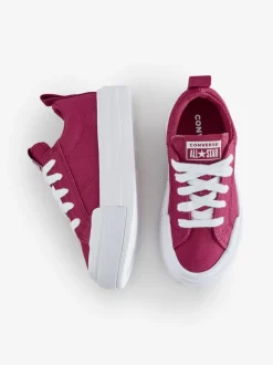 Converse Red Junior Chuck Taylor Cruise Ox Trainers