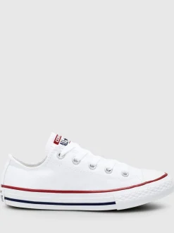 Converse White Chuck Taylor All Star Ox Junior Trainers