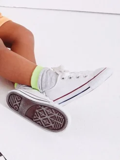 Converse White Chuck Taylor All Star Ox Junior Trainers