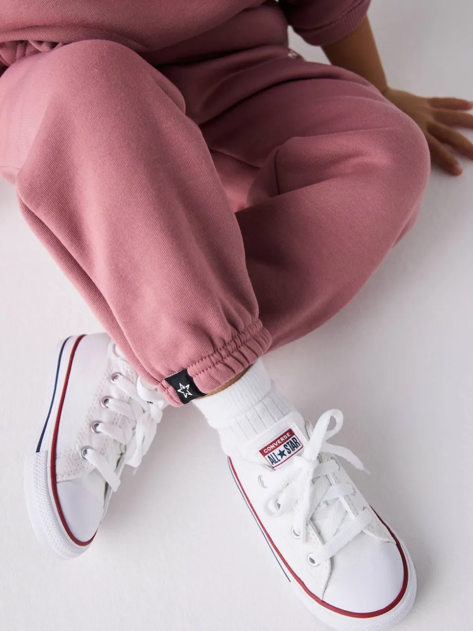 Converse White Chuck Taylor All Star Infant Low Trainers