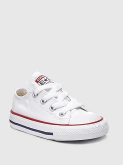 Converse White Chuck Taylor All Star Infant Low Trainers