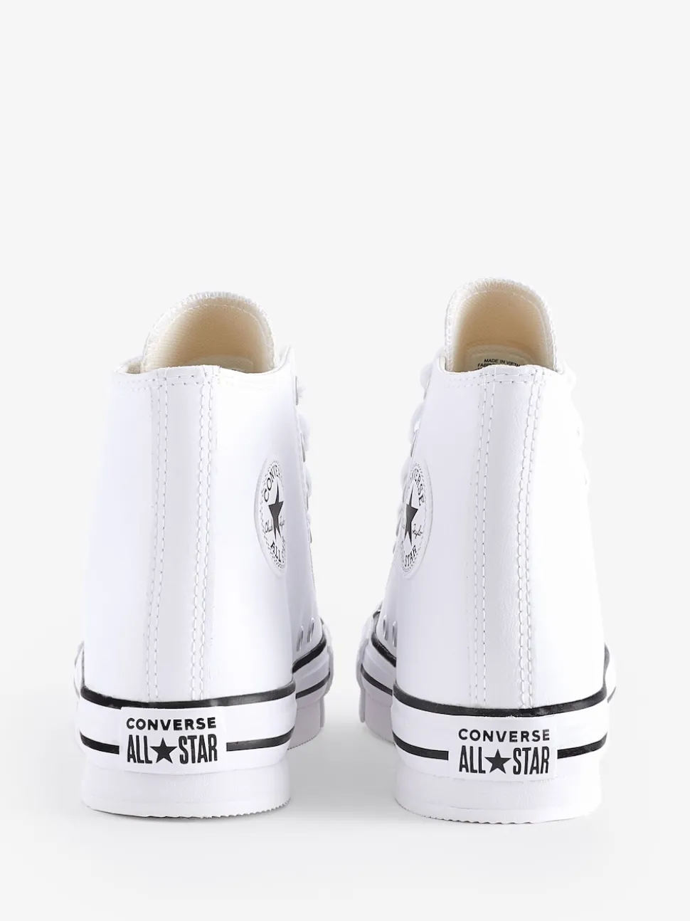 Converse White EVA Leather Lift Youth Trainers