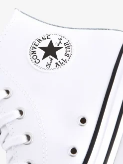 Converse White EVA Leather Lift Youth Trainers