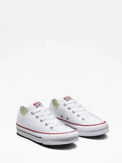 Converse White EVA Lift Chuck Ox Youth Trainers