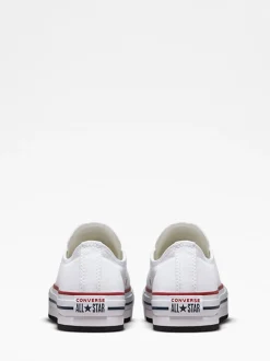 Converse White EVA Lift Chuck Ox Youth Trainers
