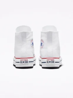 Converse White Eva Lift High Top Youth Trainers