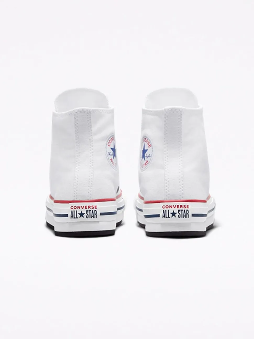 Converse White Eva Lift High Top Youth Trainers