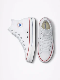 Converse White Eva Lift High Top Youth Trainers
