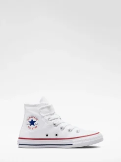 Converse White 1V High Top Junior Trainers