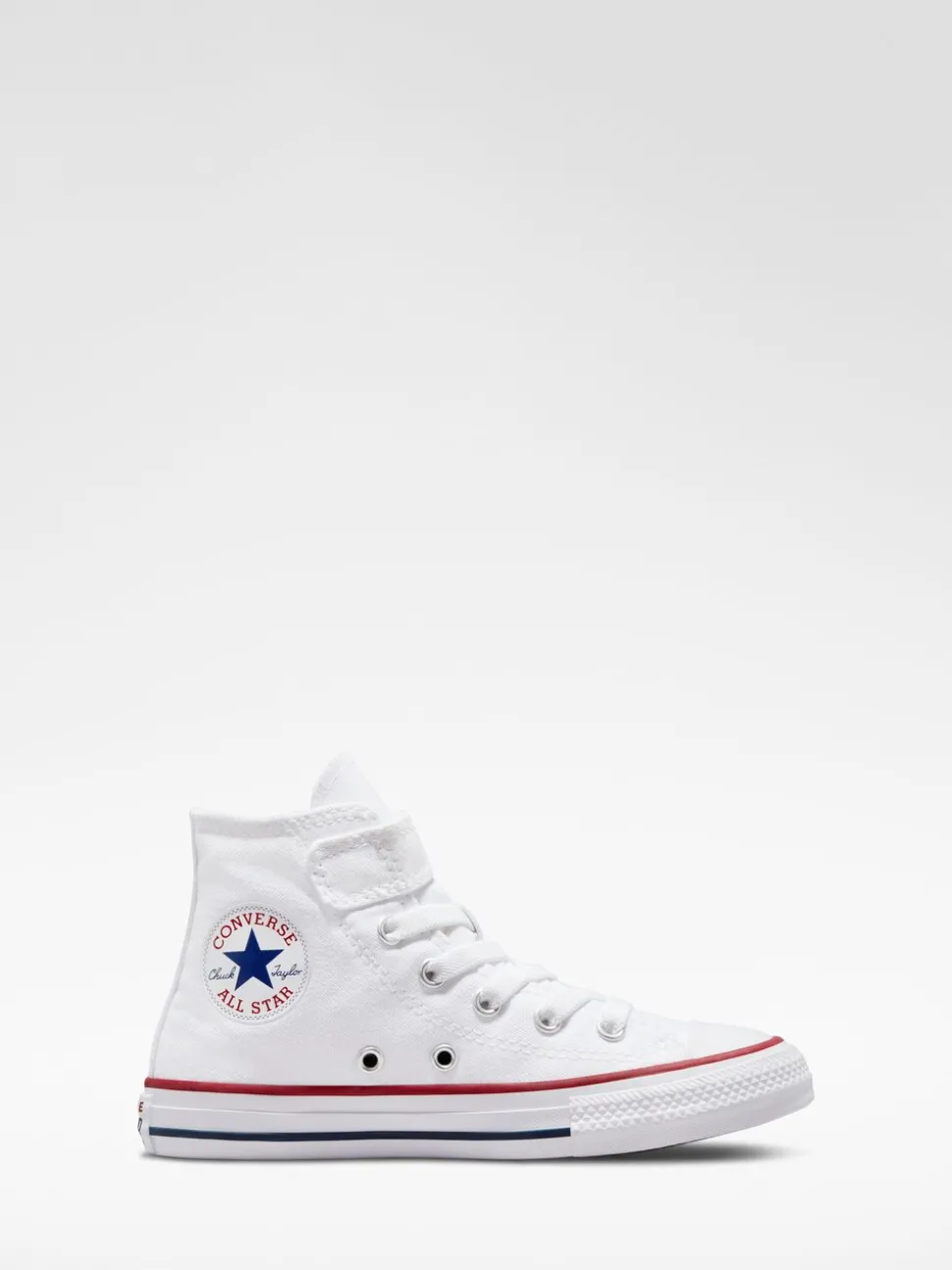 Converse White 1V High Top Junior Trainers