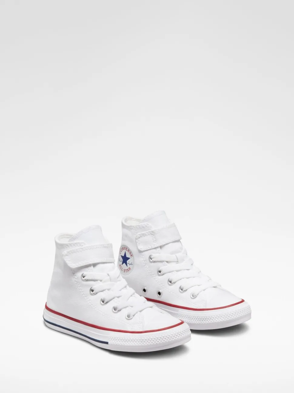 Converse White 1V High Top Junior Trainers