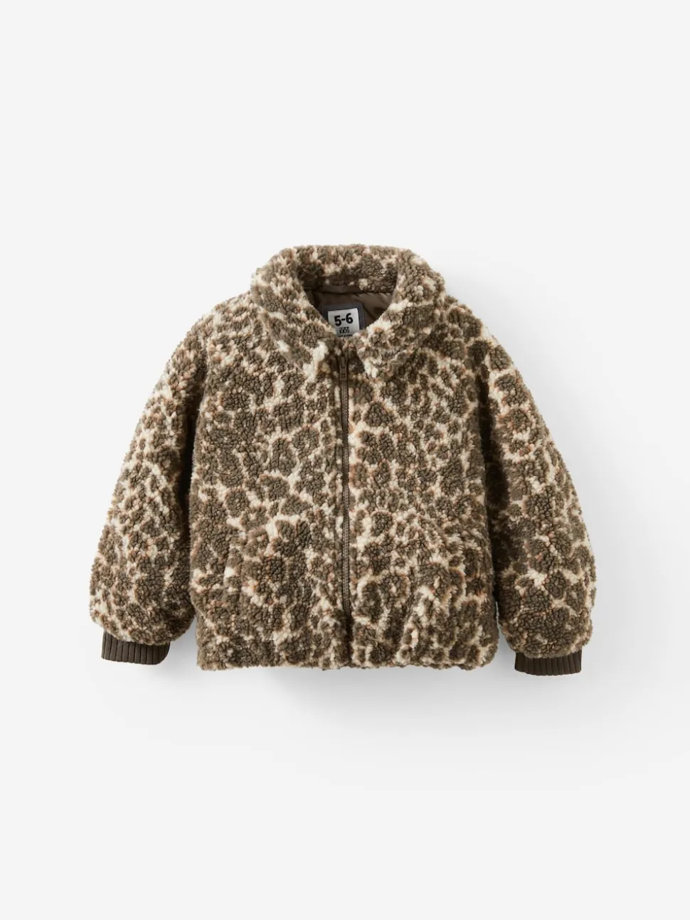 Cotton On Animal Teddy Bomber Jacket