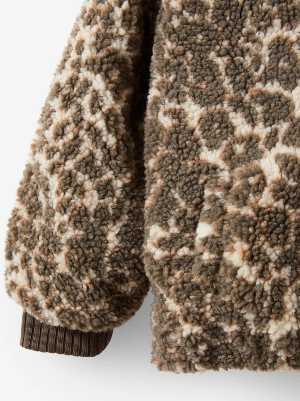 Cotton On Animal Teddy Bomber Jacket